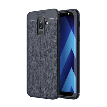 CaseUp Samsung Galaxy A6 Plus 2018 Kılıf Niss Silikon Lacivert