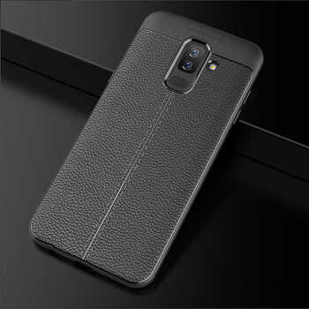CaseUp Samsung Galaxy A6 Plus 2018 Kılıf Niss Silikon Siyah