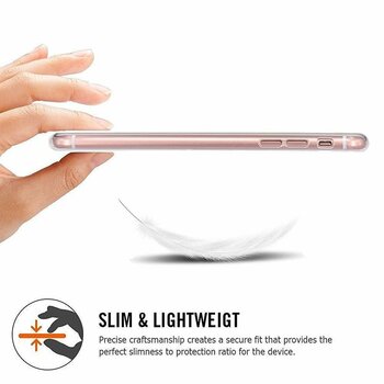 Caseup Samsung Galaxy A6 Plus 2018 Kılıf Transparent Soft Beyaz