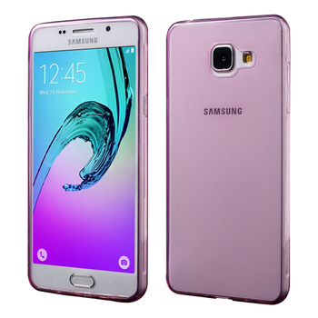 CaseUp Samsung Galaxy A7 2016 Kılıf Transparent Soft Pembe