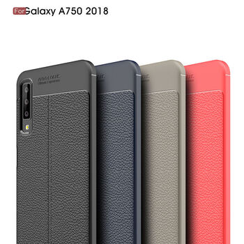 CaseUp Samsung Galaxy A7 2018 Kılıf Niss Silikon Gri