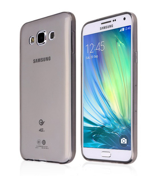 CaseUp Samsung Galaxy A7 Kılıf Transparent Soft Siyah