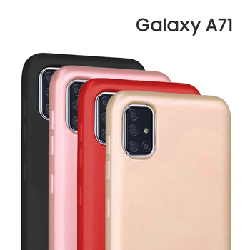 CaseUp Samsung Galaxy A71 Kılıf Matte Surface Kırmızı