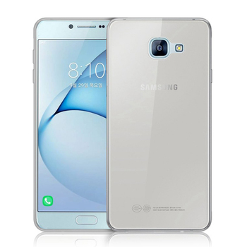 CaseUp Samsung Galaxy A8 2016 Kılıf Transparent Soft Beyaz