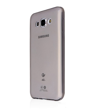 CaseUp Samsung Galaxy A8 Kılıf Transparent Soft Siyah