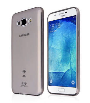 CaseUp Samsung Galaxy A8 Kılıf Transparent Soft Siyah CaseUp Samsung Galaxy A8 Kılıf Transparent Soft Siyah