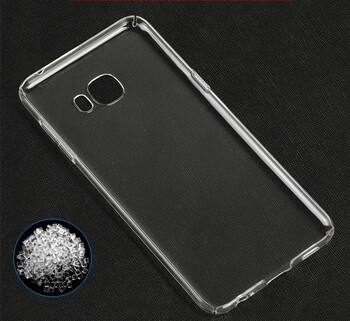 Caseup Samsung Galaxy C5 Pro Kılıf Transparent Soft Siyah