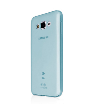 CaseUp Samsung Galaxy Core Prime Kılıf Transparent Soft Mavi