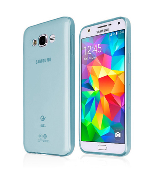 CaseUp Samsung Galaxy Core Prime Kılıf Transparent Soft Mavi CaseUp Samsung Galaxy Core Prime Kılıf Transparent Soft Mavi