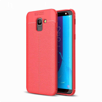 CaseUp Samsung Galaxy J6 Kılıf Niss Silikon Kırmızı