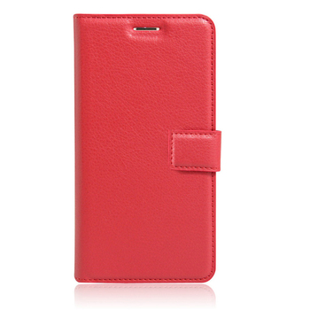 CaseUp Samsung Galaxy J7 2016 Cüzdanlı Suni Deri Kılıf Kırmızı
