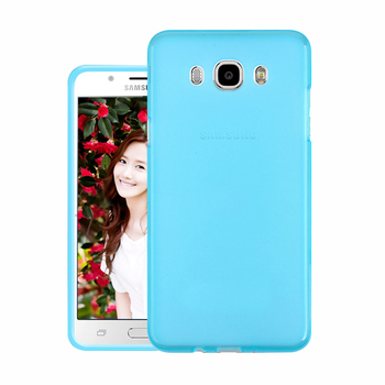 CaseUp Samsung Galaxy J7 2016 Kılıf Transparent Soft Mavi