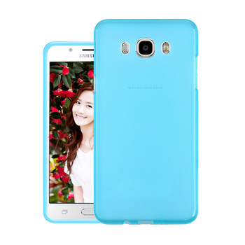 CaseUp Samsung Galaxy J7 2016 Kılıf Transparent Soft Mavi CaseUp Samsung Galaxy J7 2016 Kılıf Transparent Soft Mavi