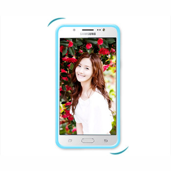 CaseUp Samsung Galaxy J7 2016 Kılıf Transparent Soft Pembe