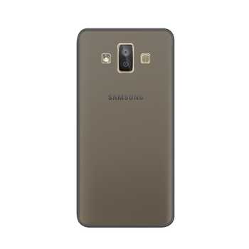 Caseup Samsung Galaxy J7 Duo Kılıf Transparent Soft Siyah
