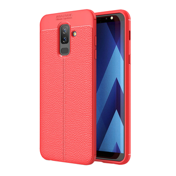 CaseUp Samsung Galaxy J8 Kılıf Niss Silikon Kırmızı