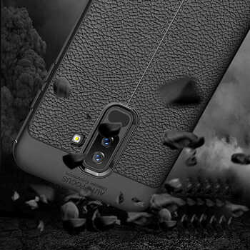 CaseUp Samsung Galaxy J8 Kılıf Niss Silikon Siyah