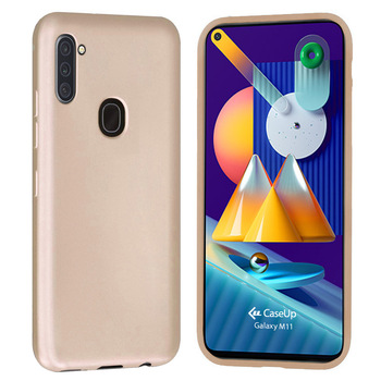 CaseUp Samsung Galaxy M11 Kılıf Matte Surface Gold CaseUp Samsung Galaxy M11 Kılıf Matte Surface Gold