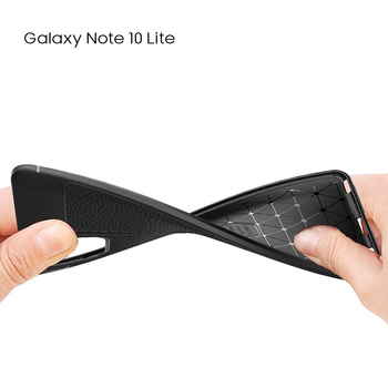 CaseUp Samsung Galaxy Note 10 Lite Kılıf Niss Silikon Siyah