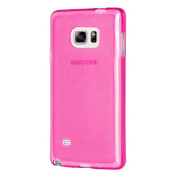 CaseUp Samsung Galaxy Note 5 Kılıf Transparent Soft Pembe
