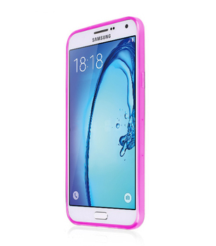CaseUp Samsung Galaxy ON5 Kılıf Transparent Soft Pembe