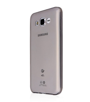 CaseUp Samsung Galaxy ON5 Kılıf Transparent Soft Siyah