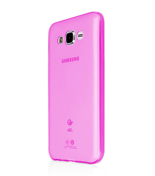 CaseUp Samsung Galaxy ON7 Kılıf Transparent Soft Pembe
