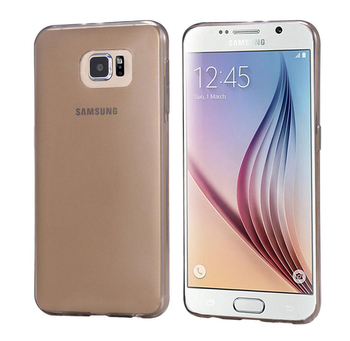 CaseUp Samsung Galaxy S6 Kılıf Transparent Soft Siyah CaseUp Samsung Galaxy S6 Kılıf Transparent Soft Siyah