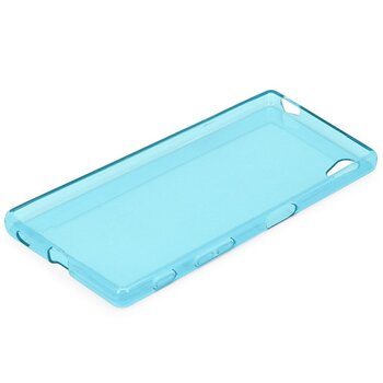 CaseUp Sony Xperia E5 Kılıf Transparent Soft Mavi