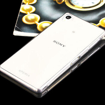 CaseUp Sony Xperia M4 Aqua Kılıf Transparent Soft Beyaz