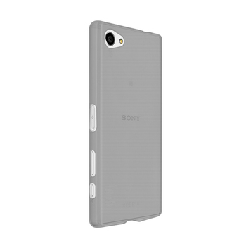 CaseUp Sony Xperia Z5 Compact Kılıf Transparent Soft Siyah