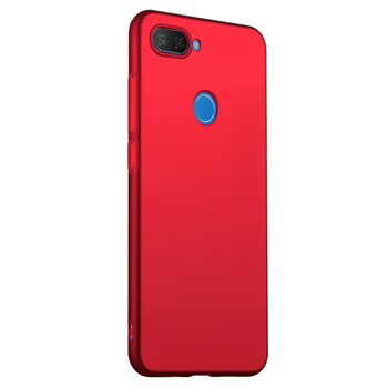 CaseUp Xiaomi Mi 8 Lite Kılıf Matte Surface Kırmızı