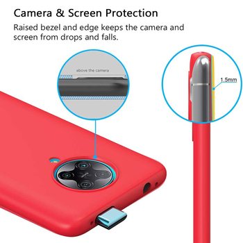 CaseUp Xiaomi Poco F2 Pro Kılıf Matte Surface Kırmızı