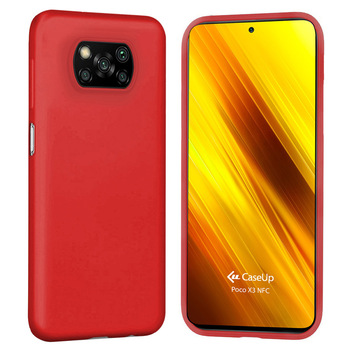 CaseUp Xiaomi Poco X3 NFC Kılıf Matte Surface Kırmızı