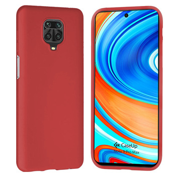 CaseUp Xiaomi Redmi Note 9 Pro Max Kılıf Matte Surface Kırmızı CaseUp Xiaomi Redmi Note 9 Pro Max Kılıf Matte Surface Kırmızı