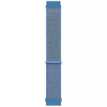 Microsonic Amazfit Bip 3 Hasırlı Kordon Woven Sport Loop Mavi