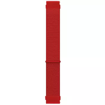 Microsonic Amazfit Cheetat (Square) Hasırlı Kordon Woven Sport Loop Kırmızı