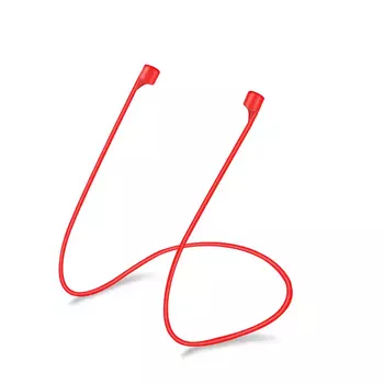 Microsonic Apple AirPods 3 Manyetik Mıknatıslı Kulaklık İpi Kırmızı