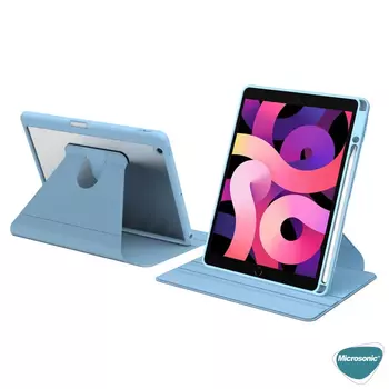 Microsonic Apple iPad 10.2'' 7. Nesil Kılıf (A2197-A2200-A2198) Regal Folio Mavi
