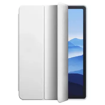 Microsonic Apple iPad 10.Nesil 10.9`` Kılıf (A2696-A2757-A2777) Slim Translucent Back Smart Cover Gümüş