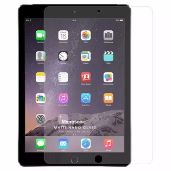 Microsonic Apple iPad 9.7 2017 (A1822-A1823) Matte Nano Glass Cam Ekran Koruyucu