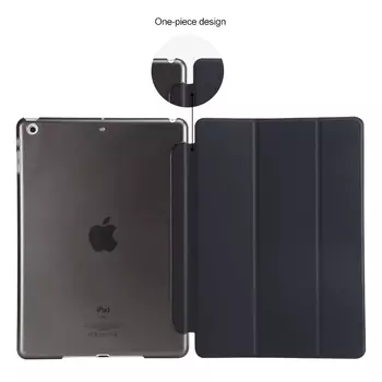 Microsonic Apple iPad 9.7 2017 (A1822-A1823) Smart Case ve arka Kılıf Gümüş