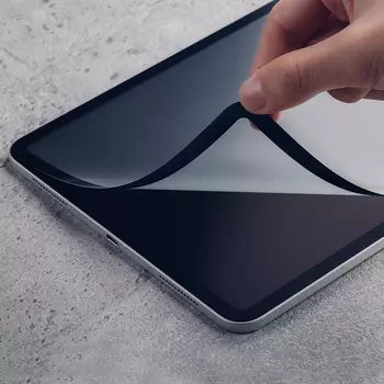 Microsonic Apple iPad 9.7 2017 (A1822-A1823) Tam Kaplayan Temperli Cam Ekran Koruyucu Siyah