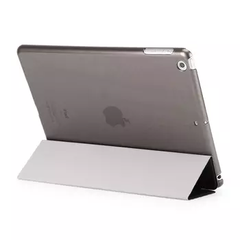 Microsonic Apple iPad 9.7 2018 (A1893-A1954) Smart Case ve arka Kılıf Gümüş
