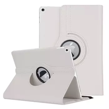 Microsonic Apple iPad Air 3 10.5'' 2019 (A2152-A2123-A2153-A2154) Kılıf 360 Rotating Stand Deri Beyaz