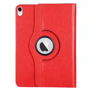 Microsonic Apple iPad Mini 6 2021 (A2567-A2568-A2569) Kılıf 360 Dönerli Stand Deri Kırmızı