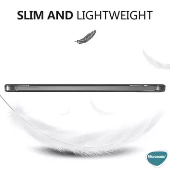 Microsonic Apple iPad Mini 6 2021 (A2567-A2568-A2569) Smart Case ve arka Kılıf Gümüş