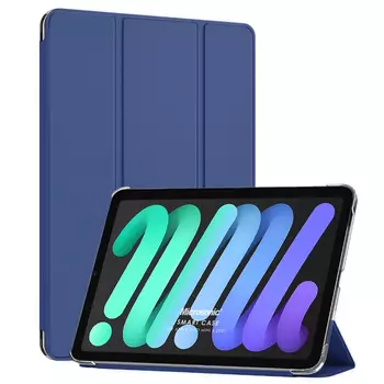 Microsonic Apple iPad Mini 6 2021 (A2567-A2568-A2569) Smart Case ve arka Kılıf Lacivert