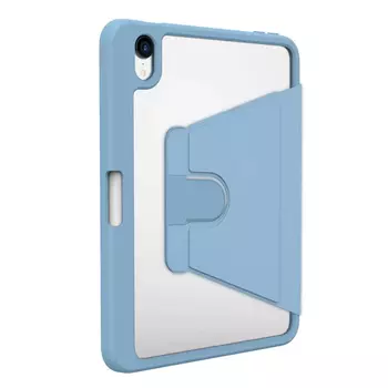 Microsonic Apple iPad Mini 6 2021 Kılıf (A2567-A2568-A2569) Regal Folio Mavi
