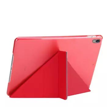 Microsonic Apple iPad Pro 10.5'' (A1701-A1709-A1852) Folding Origami Design Kılıf Kırmızı